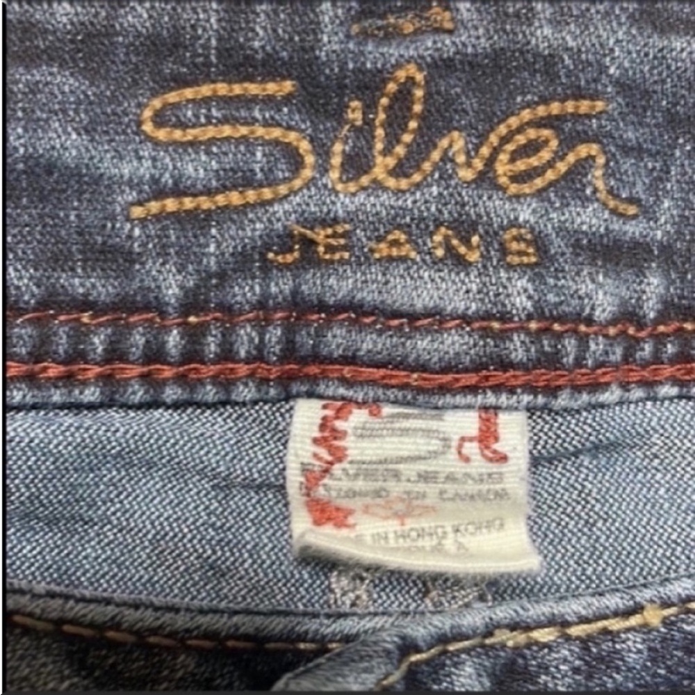 Silver Jeans Dark Blue Bootcut Women Jeans 28x29 - Picture 6 of 11